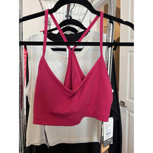 NWT Vuori AllTheFeels Bra in Executive Pink size L